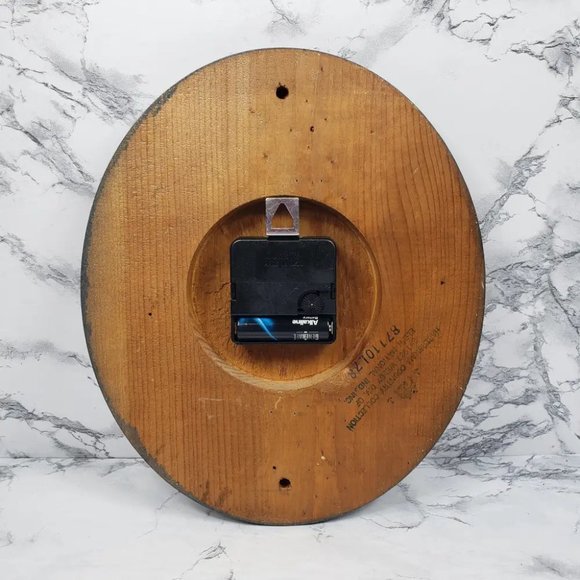 Elgin Clock Solid Wood Home Sweet Home Vintage - Picture 6 of 8